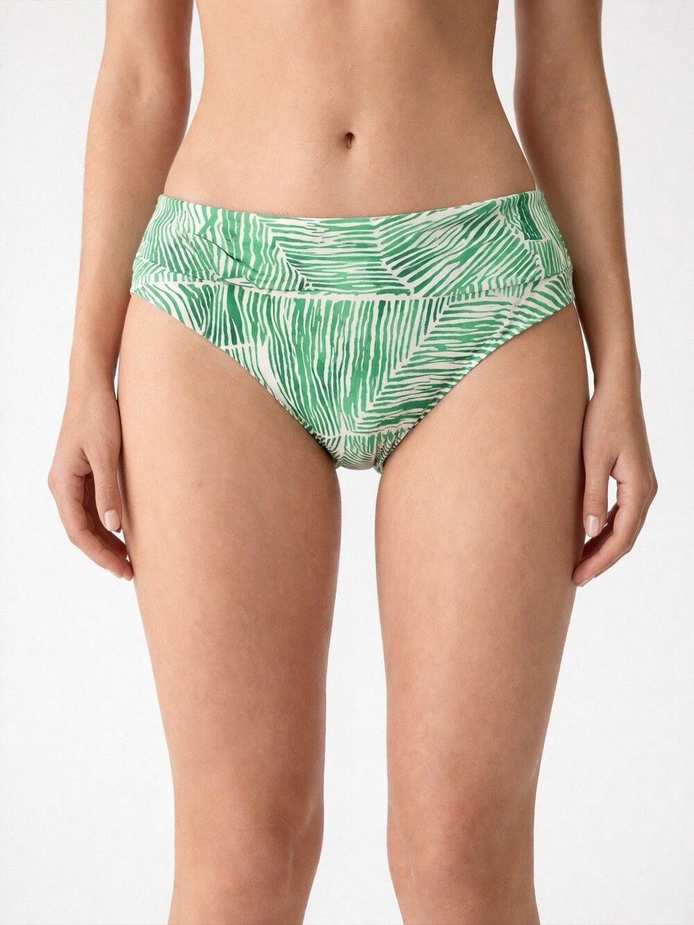 Calia Green And White Swimsuit Bikini Bottom XL